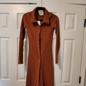 Damson Madder Button Up Dress